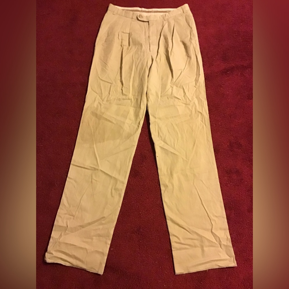 HILTI MENS KHAKI PANTS 35x38 TALL NWT